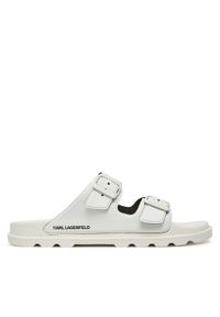 Karl Lagerfeld - KARL LAGERFELD Klapki Kondo Tred KL70975 Biały. Kolor: biały. Materiał: skóra