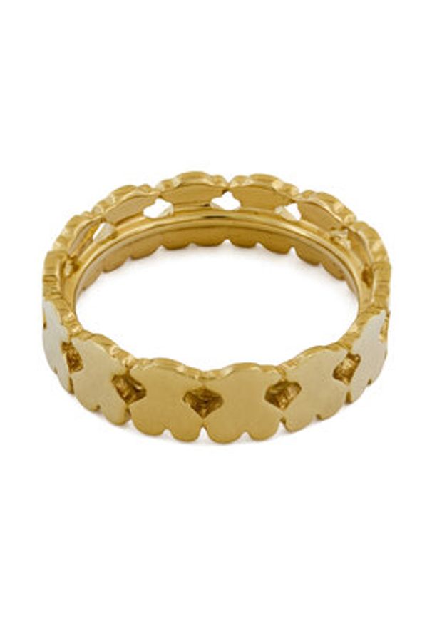 Tous - TOUS Pierścionek 1004040514 Złoty. Materiał: srebrne. Kolor: złoty