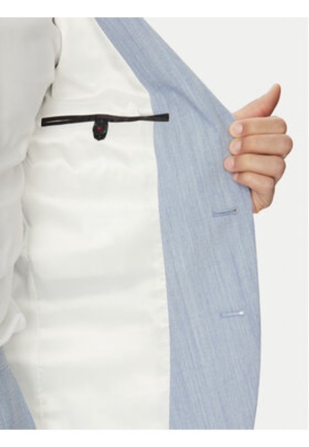 Hugo - HUGO Garnitur Arti/Hesten232X 50540341 Błękitny Extra Slim Fit. Kolor: niebieski. Materiał: syntetyk