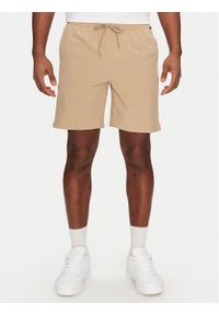 Quiksilver Szorty kąpielowe Taxer Amphibian 18" EQYHY03883 Beżowy Regular Fit. Kolor: beżowy. Materiał: syntetyk #1
