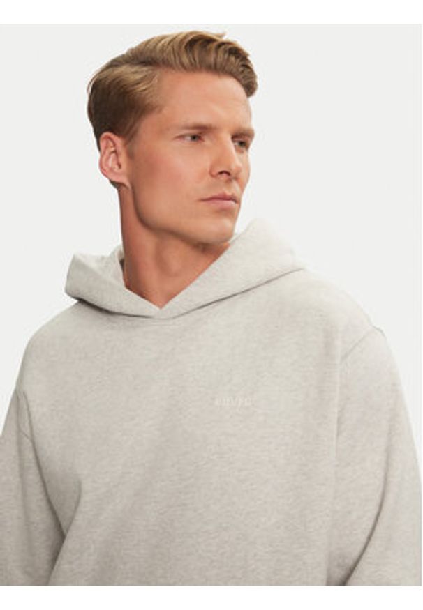 Levi's® Bluza Authentic A8435-0008 Szary Relaxed Fit. Kolor: szary. Materiał: bawełna