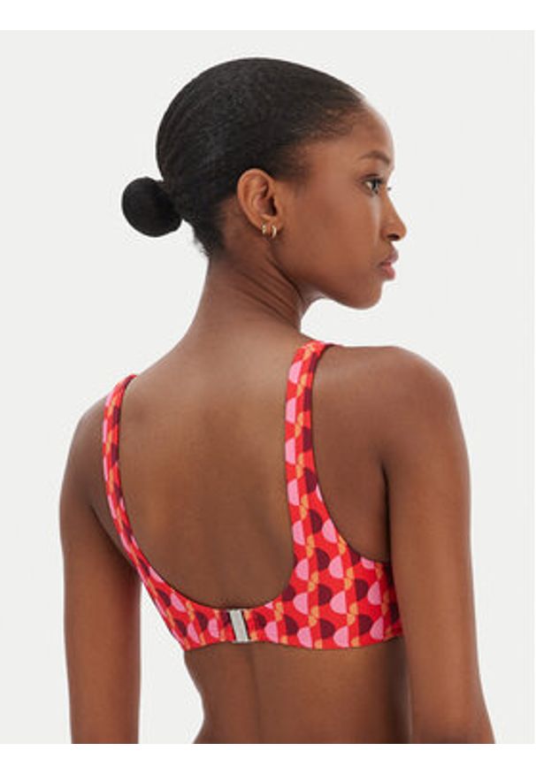 Seafolly Góra od bikini Sorrento 31467-277 Różowy. Kolor: różowy. Materiał: syntetyk