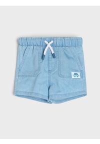 Sinsay - Szorty jeansowe - niebieski. Kolor: niebieski. Materiał: jeans #1