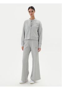 EA7 Emporio Armani Spodnie dresowe 7W000179 AF12473 O8002 Szary Wide Leg. Kolor: szary. Materiał: bawełna #3