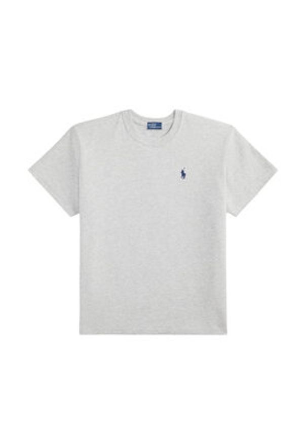 Polo Ralph Lauren T-Shirt 211B17798001 Szary Regular Fit. Typ kołnierza: polo. Kolor: szary. Materiał: bawełna