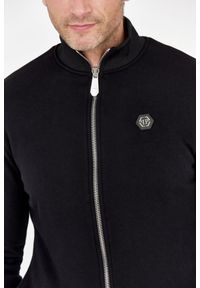 Philipp Plein - PHILIPP PLEIN Czarny dres męski gothic, Rozmiar XXL. Kolor: czarny. Materiał: dresówka. Sport: bieganie #8