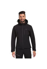 Kurtka wodoodporna Kilpi Ontavio. Kolor: czarny. Sport: turystyka piesza #1