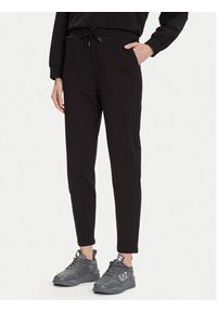 EA7 Emporio Armani Dres 7W000687 AF12502 MC026 Czarny Regular Fit. Kolor: czarny. Materiał: bawełna