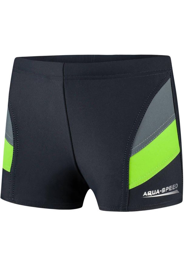 Bokserki pływackie dla dzieci Aqua Speed Andy. Kolor: zielony, szary, wielokolorowy