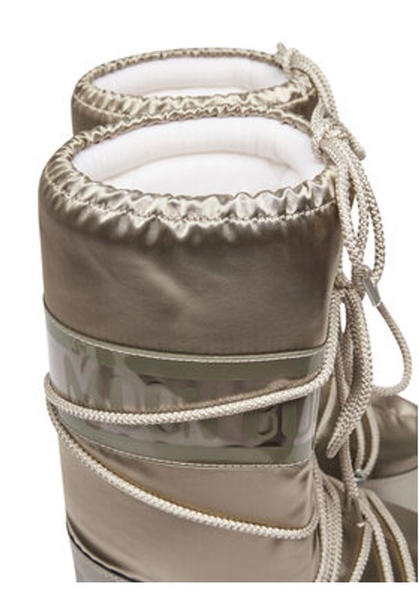 Moon Boot Śniegowce 80D1401680 Złoty. Kolor: złoty. Materiał: skóra