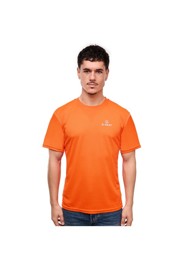 G-HEAT - Koszulka chłodząca z ochroną UV. Kolor: pomarańczowy