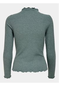 only - ONLY Bluzka Emma 15180040 Zielony Slim Fit. Kolor: zielony. Materiał: syntetyk #3