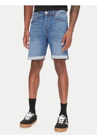 Jack & Jones - Jack&Jones Szorty jeansowe Rick 12269499 Niebieski Regular Fit. Kolor: niebieski. Materiał: bawełna