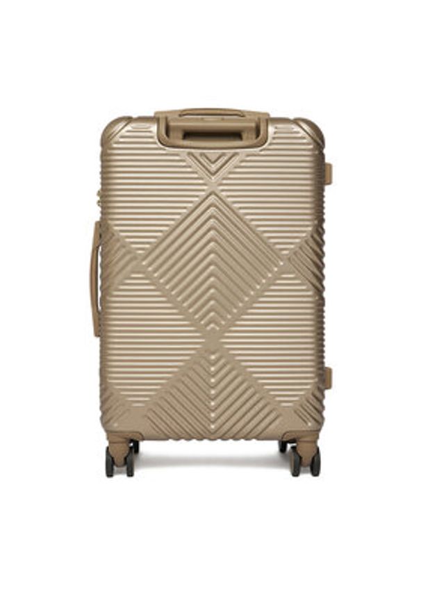 Nine West Walizka średnia CEO-NW-M-002-09 GOLD Złoty. Kolor: złoty