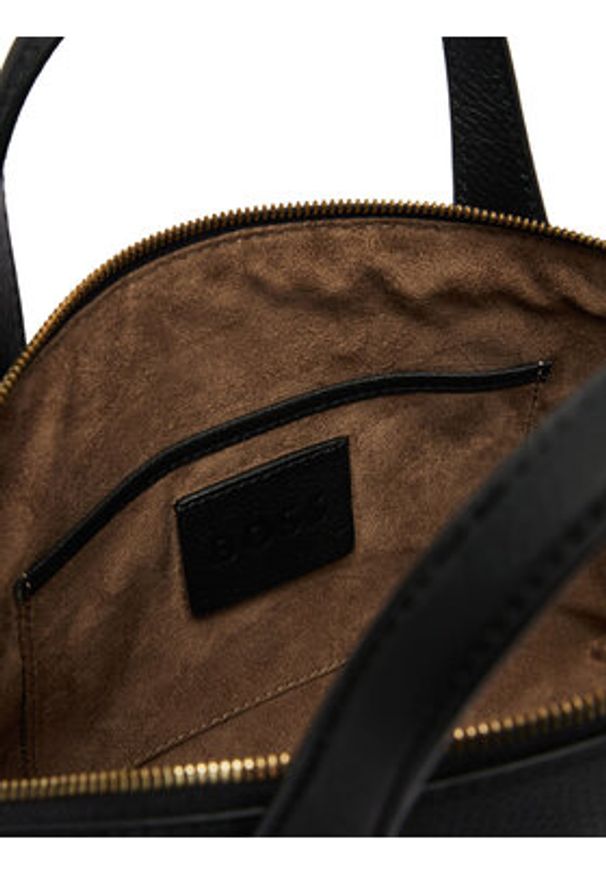 BOSS Torebka Lenah S 50563384 Czarny. Kolor: czarny. Materiał: skórzane