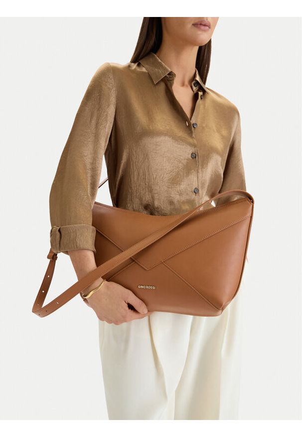 Gino Rossi - GINO ROSSI Torebka C-LDA8558 Brązowy. Kolor: brązowy