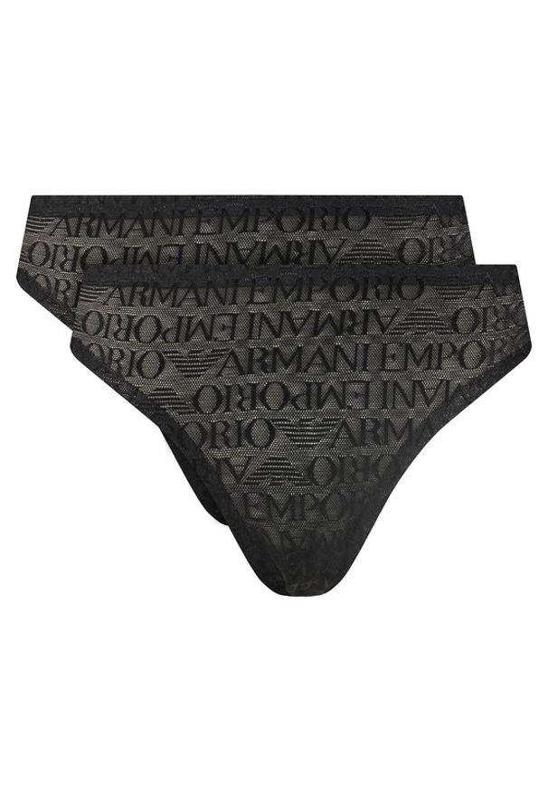 Emporio Armani Underwear Komplet fig brazylijskich EW000403 AF10880 MC005 Czarny. Kolor: czarny. Materiał: syntetyk