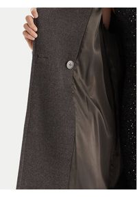 Marella Płaszcz wełniany English 2523016142 Szary Regular Fit. Kolor: szary. Materiał: wełna #5