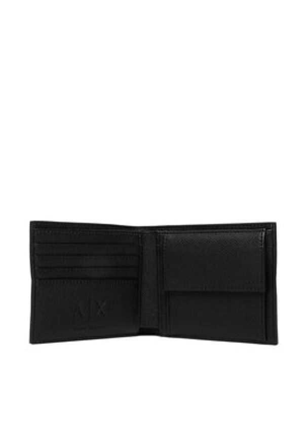 Armani Exchange Portfel XM000167 AF19931 UC001 Czarny. Kolor: czarny. Materiał: skóra