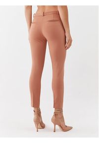 Pinko Spodnie materiałowe Bello 100155 A15M Brązowy Slim Fit. Kolor: brązowy. Materiał: wiskoza #3