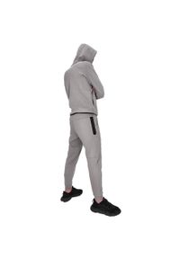Dres bawełniany KEEZA City. Kolor: szary. Materiał: bawełna, dresówka. Sport: fitness