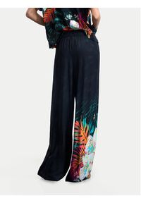 Desigual Spodnie materiałowe Daikiri 26SWPW52 Czarny Regular Fit. Kolor: czarny. Materiał: wiskoza #5