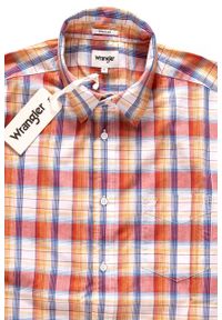 Wrangler - WRANGLER SS 1 PKT SHIRT POMPE W5860OR1C 112129524. Materiał: materiał. Długość rękawa: krótki rękaw. Długość: krótkie #5