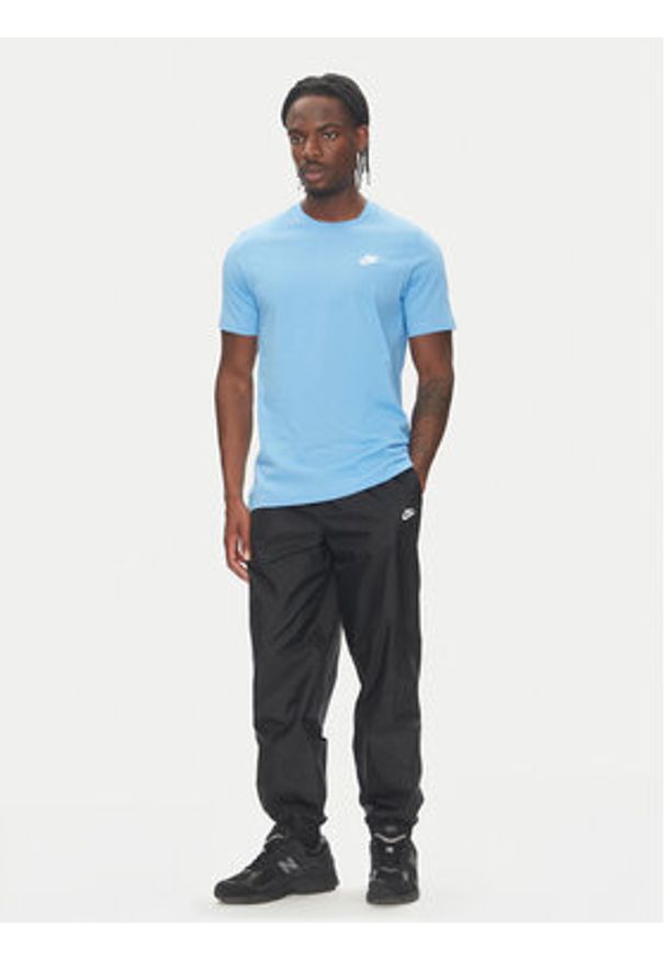 Nike T-Shirt AR4997 Niebieski Regular Fit. Kolor: niebieski. Materiał: bawełna
