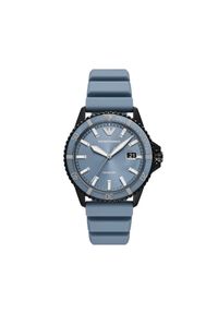 Zegarek Emporio Armani. Kolor: niebieski