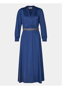 Rinascimento Sukienka koktajlowa CFC0116384003 Granatowy Regular Fit. Kolor: niebieski. Materiał: syntetyk. Styl: wizytowy #2