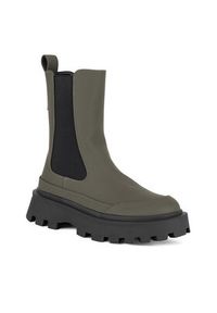 Juicy Couture Sztyblety HY58105-1 Khaki. Kolor: brązowy. Materiał: materiał #2