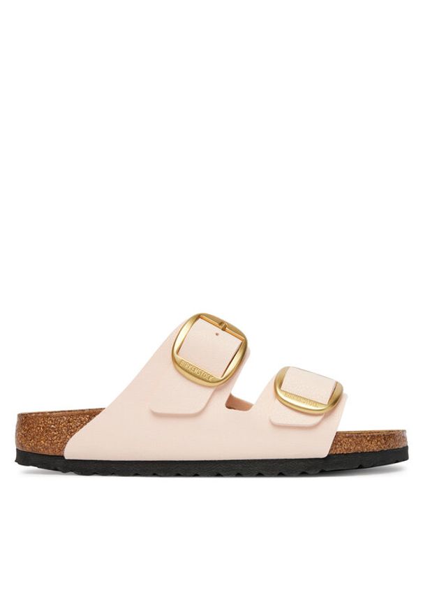 Birkenstock Klapki Arizona Big Buckle 1031566 Różowy. Kolor: różowy. Materiał: skóra
