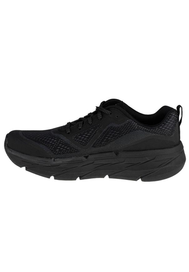 skechers - Buty do biegania męskie, Skechers Max Cushioning Premier Vantage. Kolor: czarny. Materiał: materiał, tkanina, syntetyk
