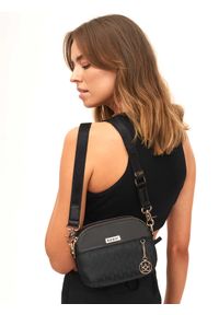 Kazar - Czarna listonoszka damska. Kolor: czarny. Materiał: skórzane #4