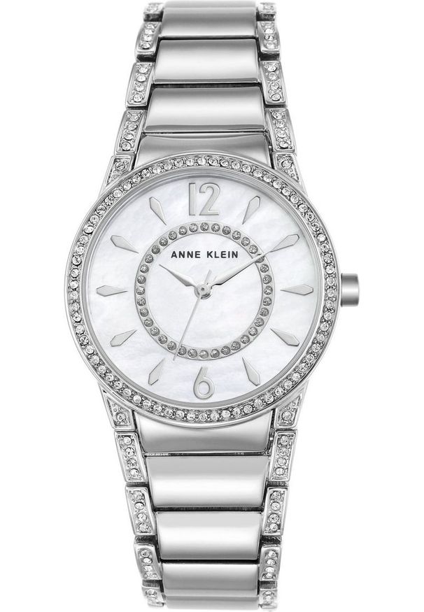 Srebrny zegarek Anne Klein