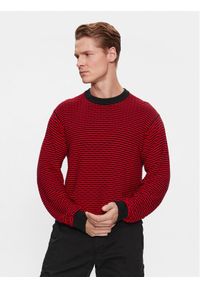 Hugo Sweter Sonderson 50500007 Czerwony Regular Fit. Kolor: czerwony. Materiał: bawełna #1
