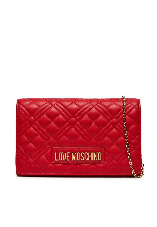 Love Moschino - Torebka LOVE MOSCHINO. Kolor: czerwony