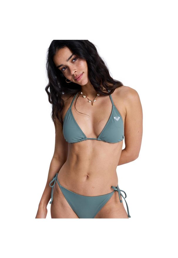 Roxy - Trójkątny stanik bikini dla Kobiety SOLID ESSENTIALS Zielony. Kolor: zielony. Materiał: poliester, elastan, tkanina