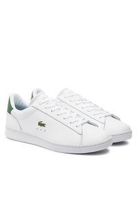 Lacoste Sneakersy 748SMA0011 Biały. Kolor: biały. Materiał: skóra #5