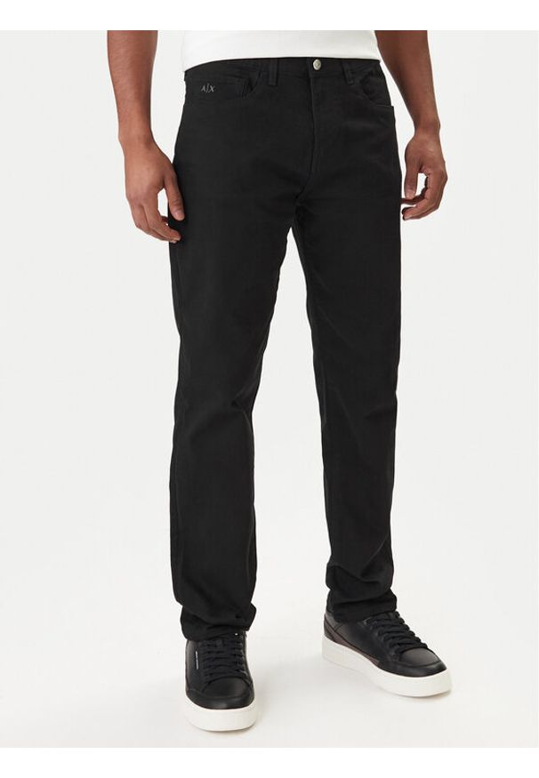 Armani Exchange Jeansy XM000049 AF14267 UC001 Czarny Slim Fit. Kolor: czarny