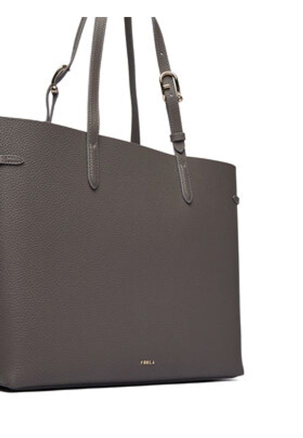 Furla Torebka Ava L WB02001 BX4329 CN 4618S Szary. Kolor: szary. Materiał: skórzane