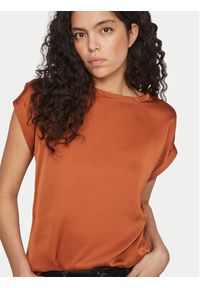 Vila T-Shirt Ellette 14059563 Pomarańczowy Regular Fit. Kolor: pomarańczowy. Materiał: syntetyk #5