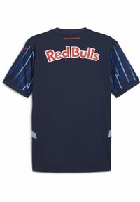 Puma - Męska koszulka wyjazdowa FC Red Bull Salzburg 24/25 PUMA Club Navy Red Blue. Kolor: czerwony, niebieski, wielokolorowy