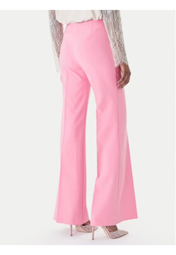Rinascimento Spodnie palazzo CFC0127878003 Różowy Wide Leg. Kolor: różowy. Materiał: syntetyk