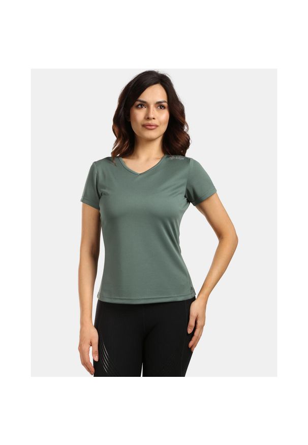 Damska koszulka funkcjonalna Kilpi DIMA-W. Kolor: zielony. Sport: bieganie