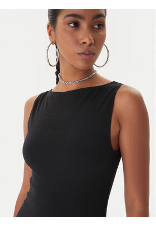 Juicy Couture Sukienka codzienna Canyon JCWED225318 Czarny Slim Fit. Okazja: na co dzień. Kolor: czarny. Typ sukienki: proste. Styl: casual