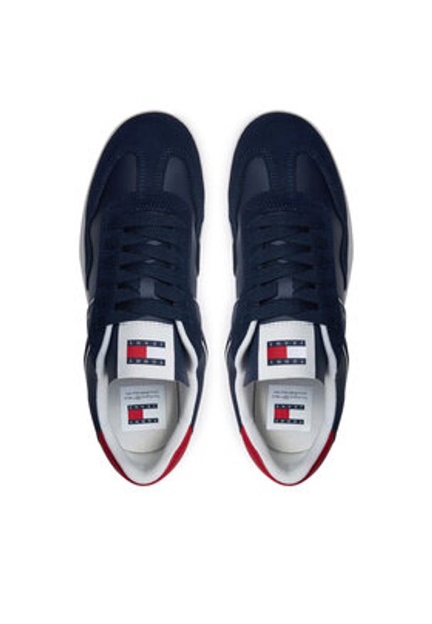 Tommy Jeans Sneakersy The Greenwich Retro EM0EM01462 Granatowy. Kolor: niebieski. Materiał: skóra