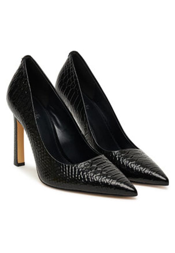 MICHAEL Michael Kors Szpilki Amara 40T5AMHP2L Czarny. Kolor: czarny. Materiał: skóra. Obcas: na szpilce