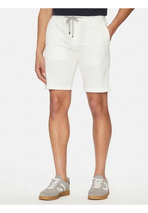 JOOP! Szorty materiałowe 17 JT-80Capri-D 30045912 Beżowy Slim Fit. Kolor: beżowy. Materiał: bawełna