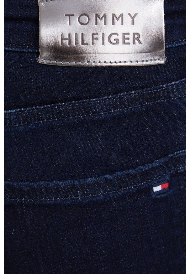 TOMMY HILFIGER - Tommy Hilfiger Jeansy Como damskie high waist. Stan: podwyższony. Kolor: niebieski
